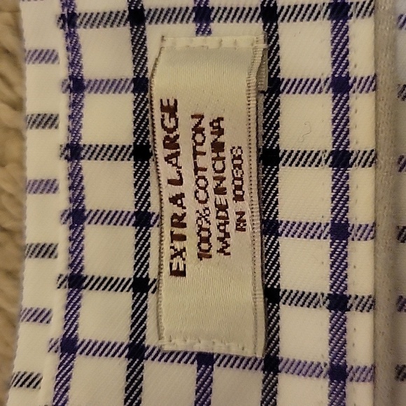 PETER MILLAR NANOLUXE EASYCARE BUTTON DOWN SHIRT....XL - Picture 9 of 10